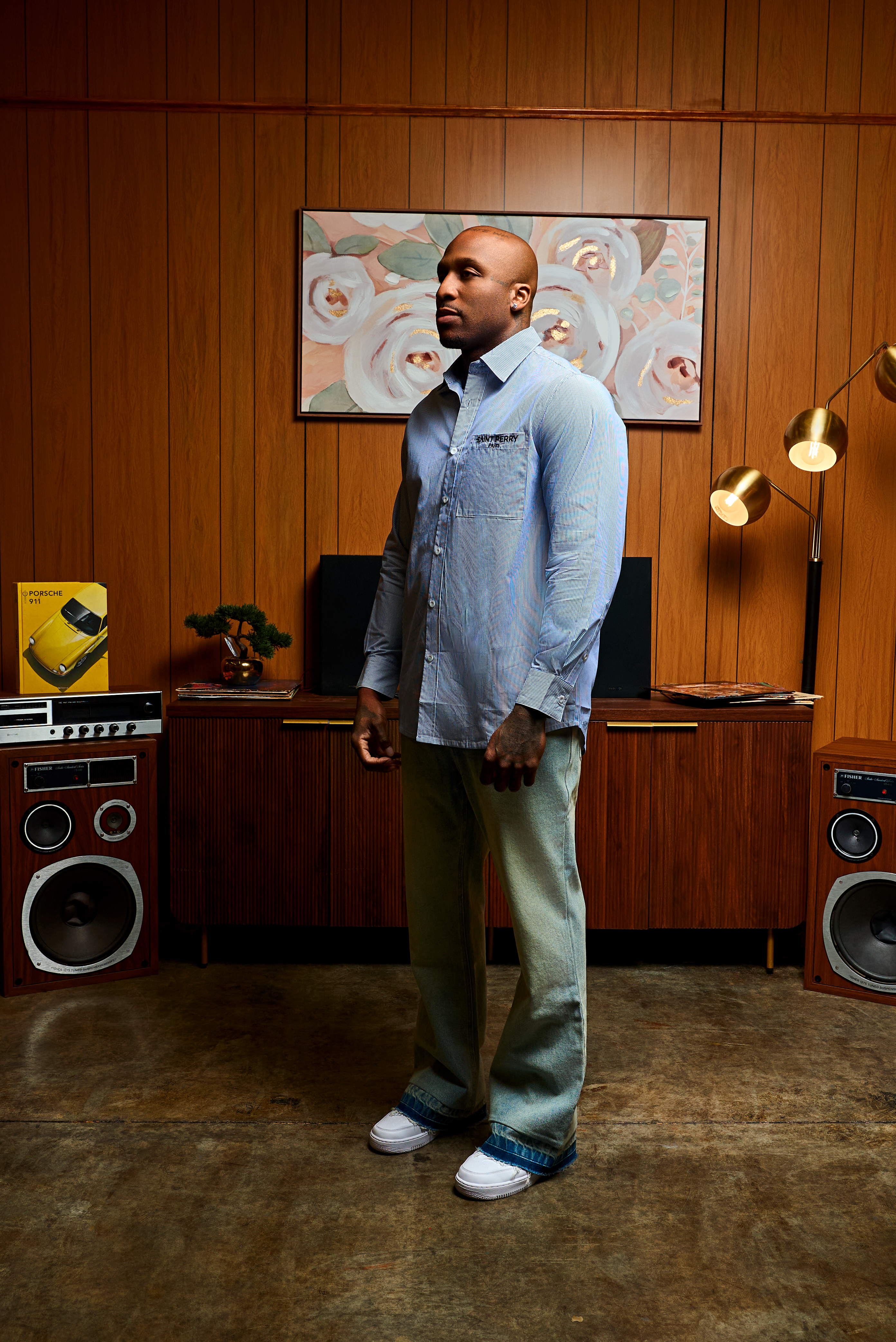 Blue Stripe Long Sleeve Shirt