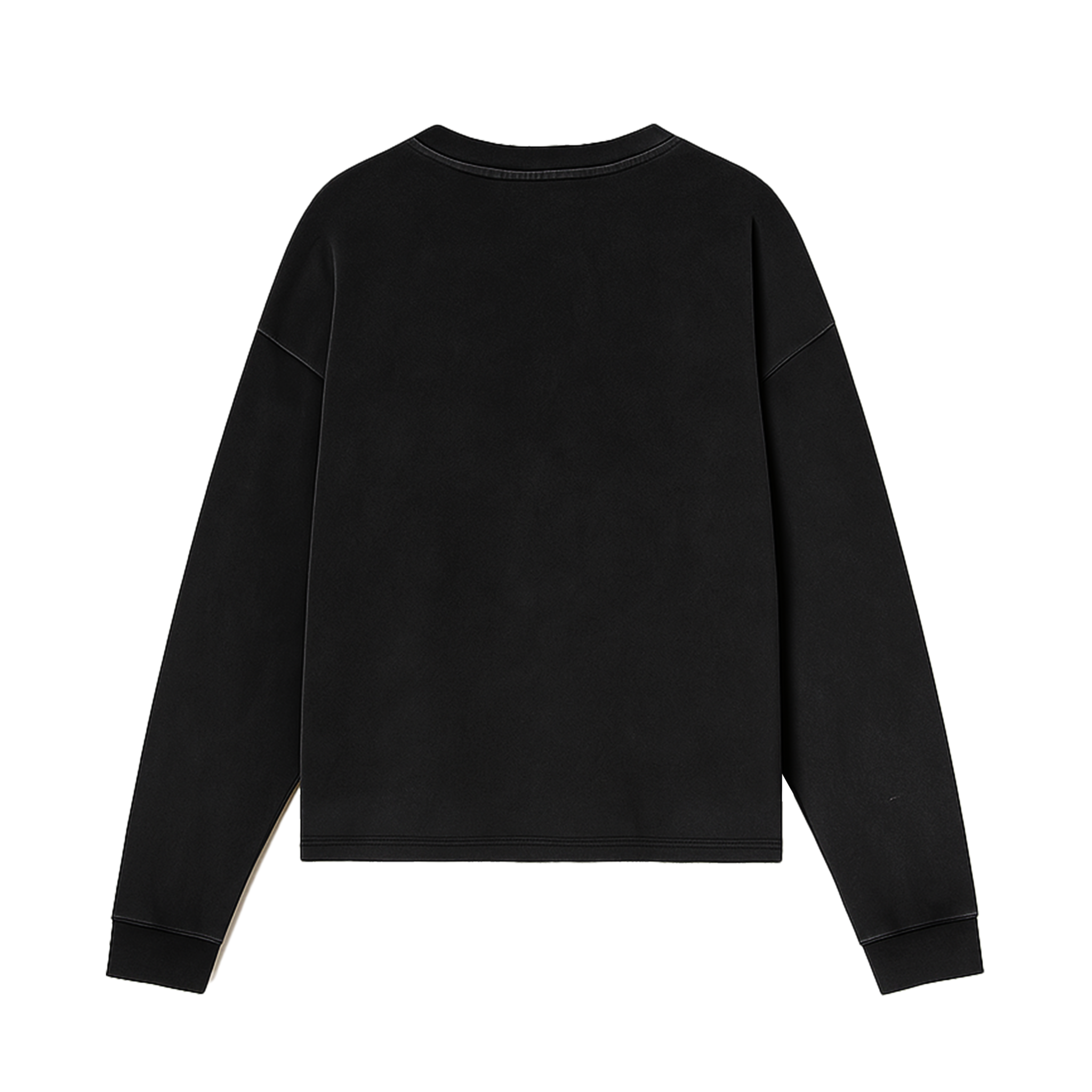 THE WEIGHT OF WHISPERED LEGENDS LONG-SLEEVE - BLACK