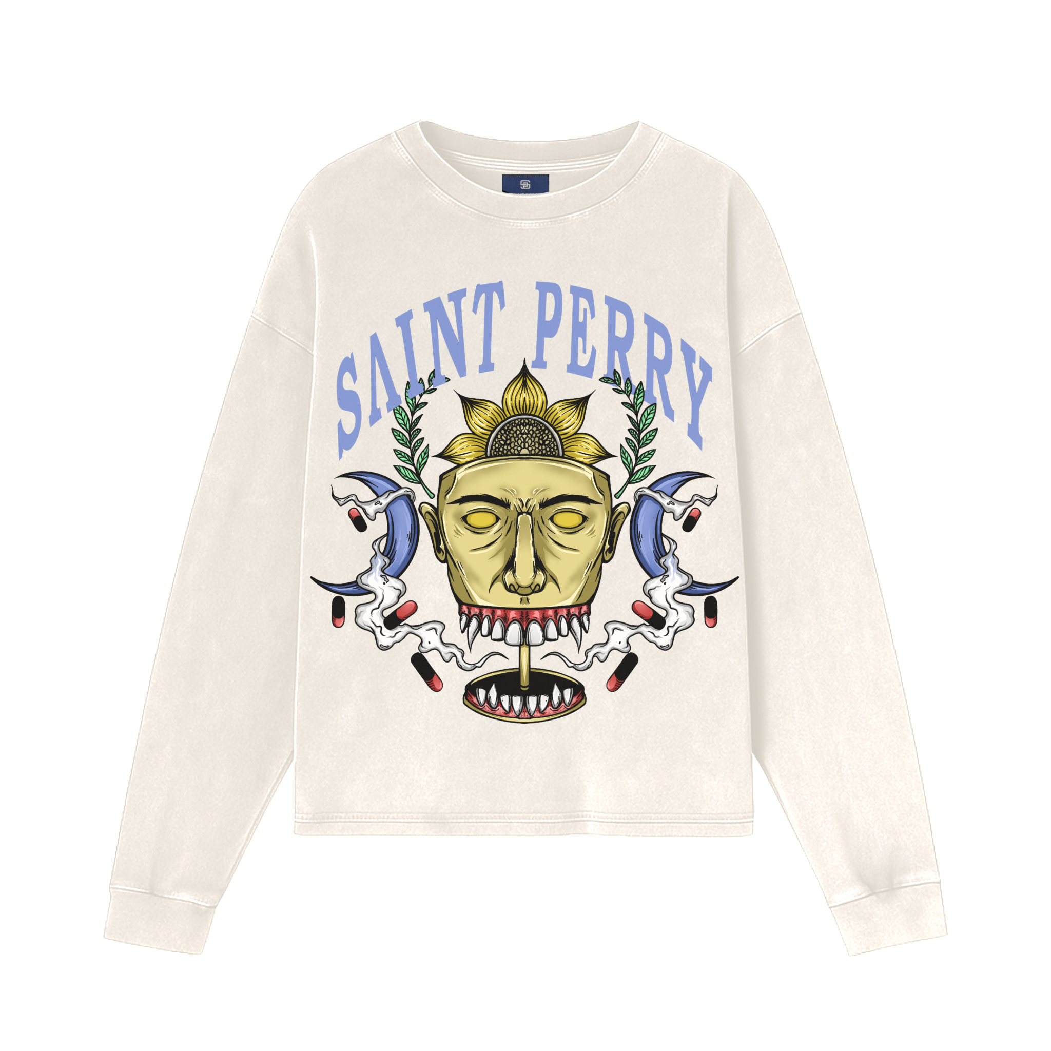 Oracle Long Sleeve Crewneck - Off-white