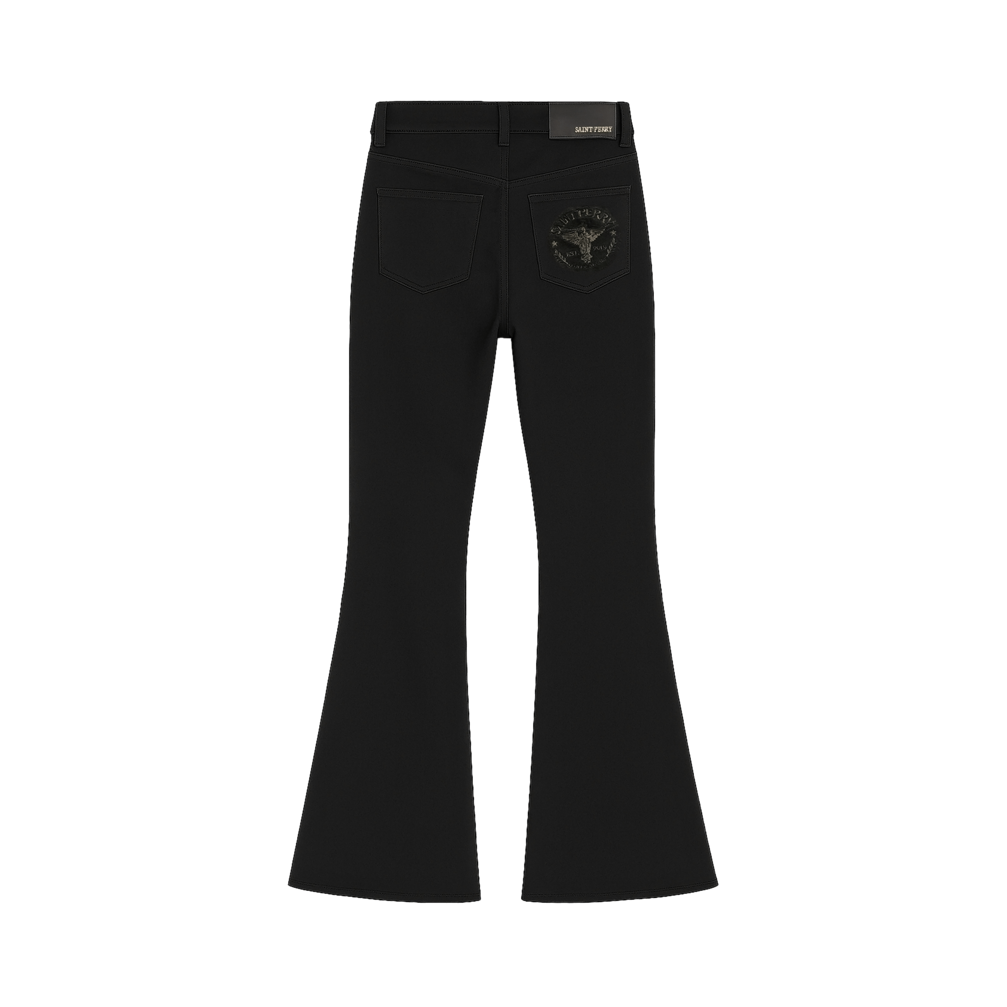 ANGEL FLARE DENIM - Black - SAINT PERRY