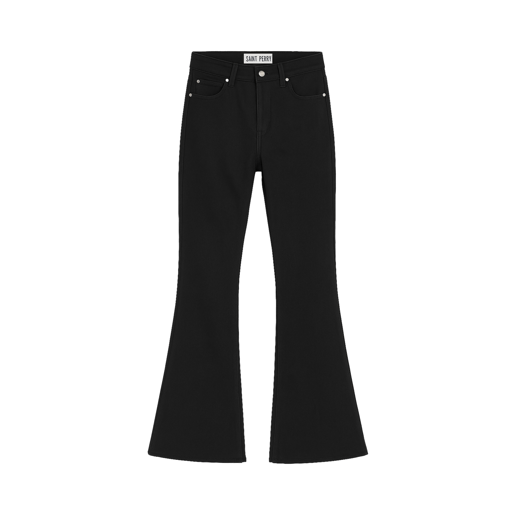 ANGEL FLARE DENIM - Black - SAINT PERRY