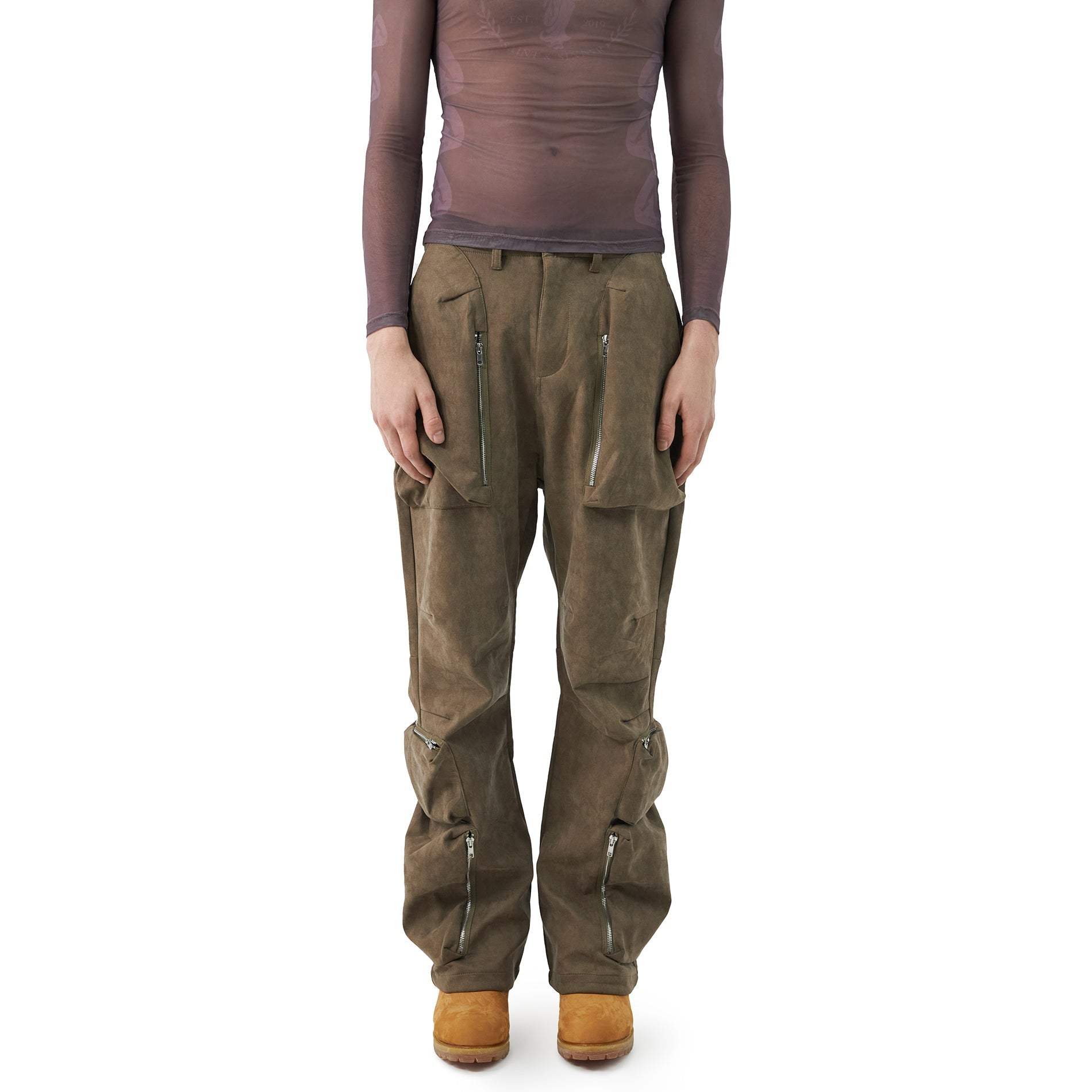 Baggy Cargo Pants Khaki