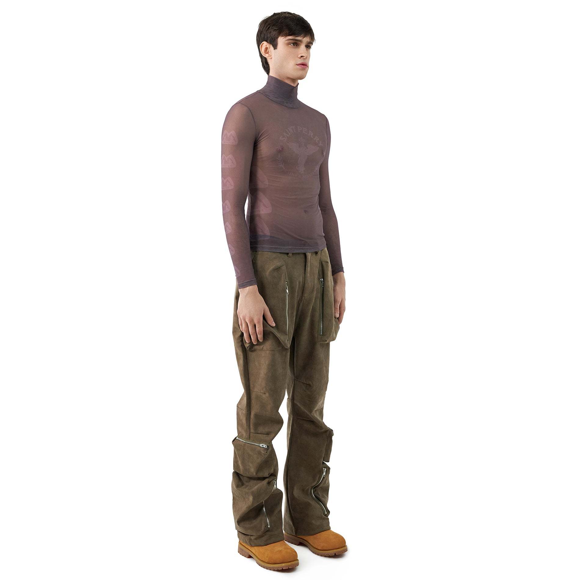 Baggy Cargo Pants Khaki