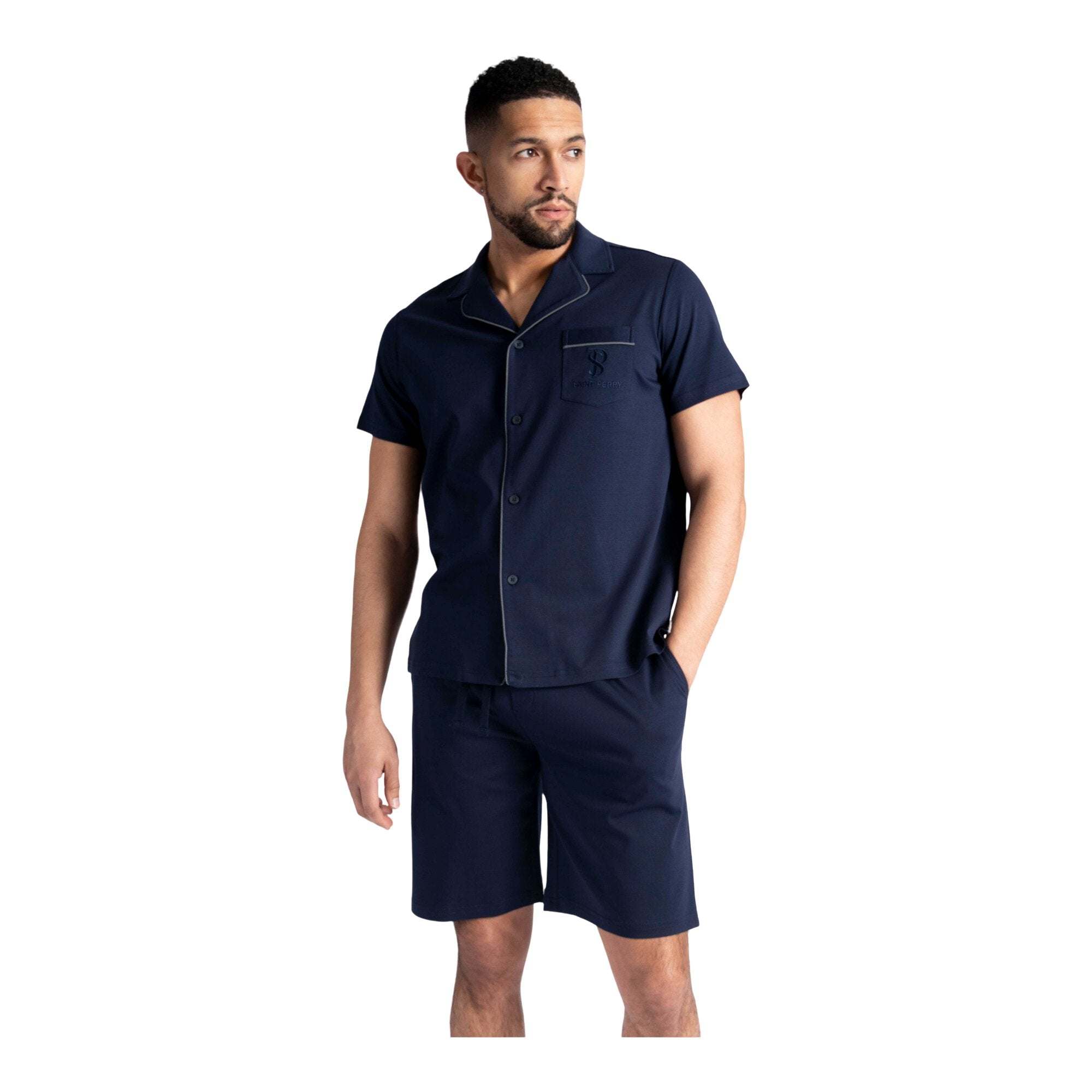 Unisex Essential Leisurely Set loungewear in black, white, and blue made from soft TENCEL™ Modal fabric