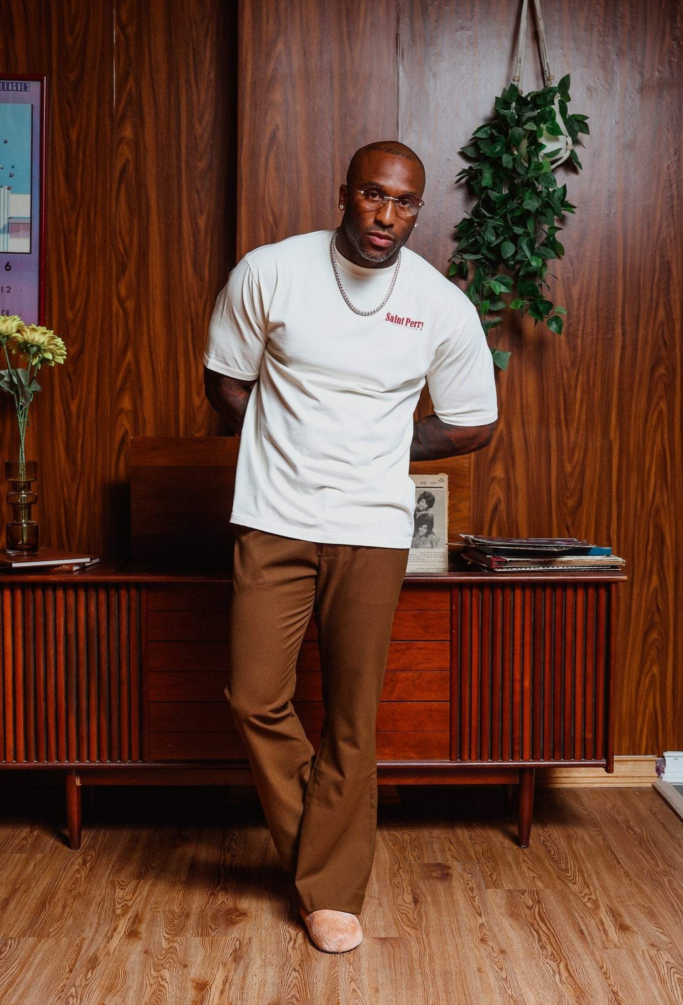 Flare Pants - Brown - SAINT PERRY