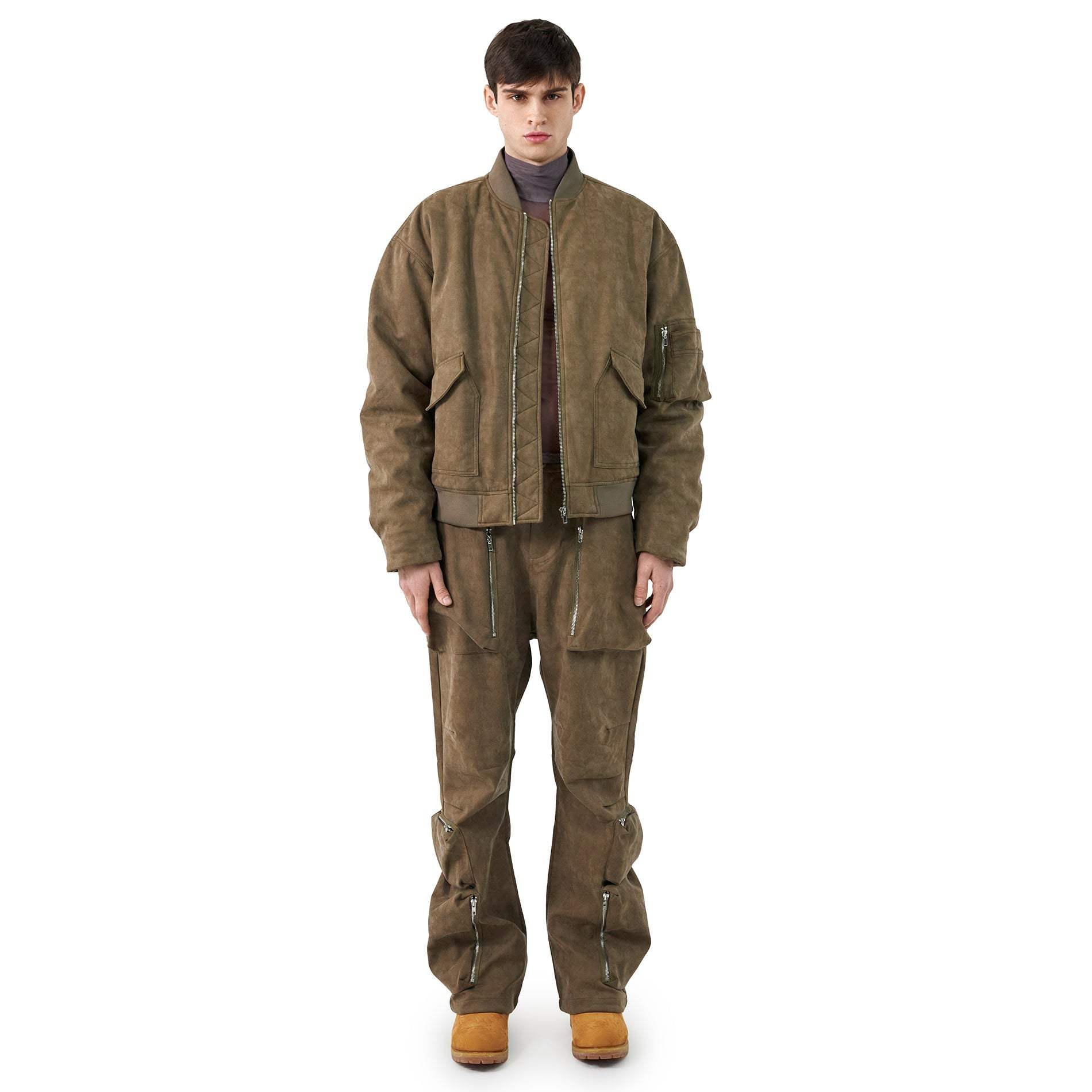 Flight Jacket - Khaki - SAINT PERRY