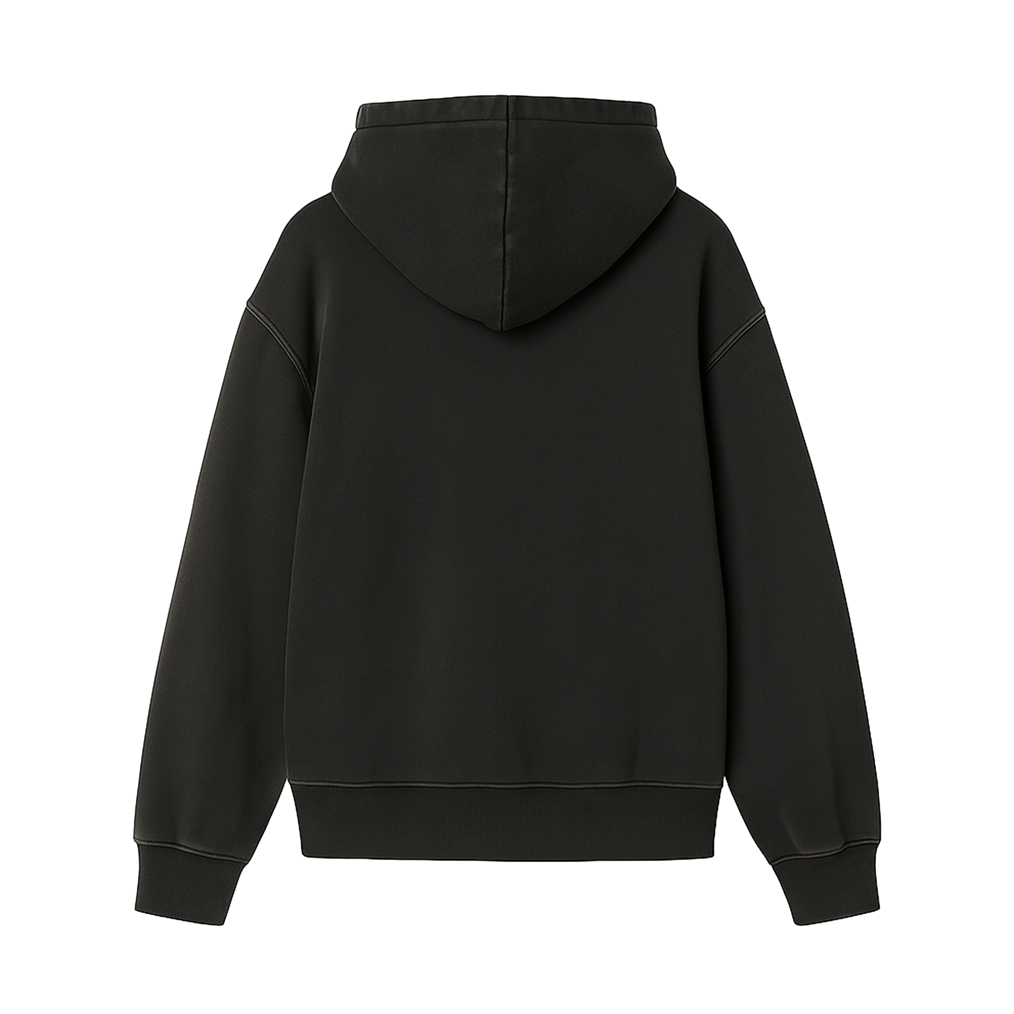 Horizon Rider Leather Card Case hoodie with bold front print and relaxed fit in black