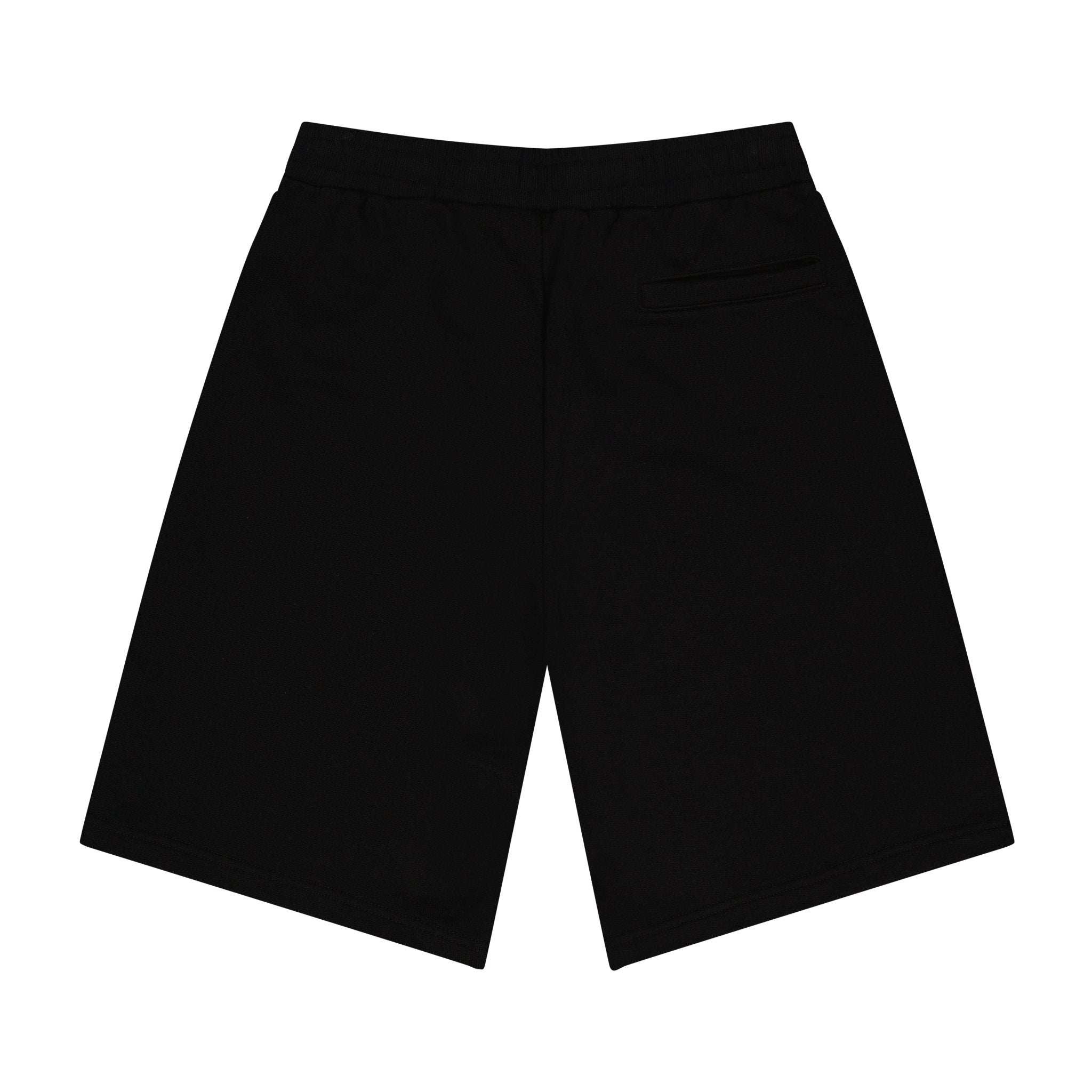 Black Horse Power Racing Club shorts made from breathable cotton with three side pockets