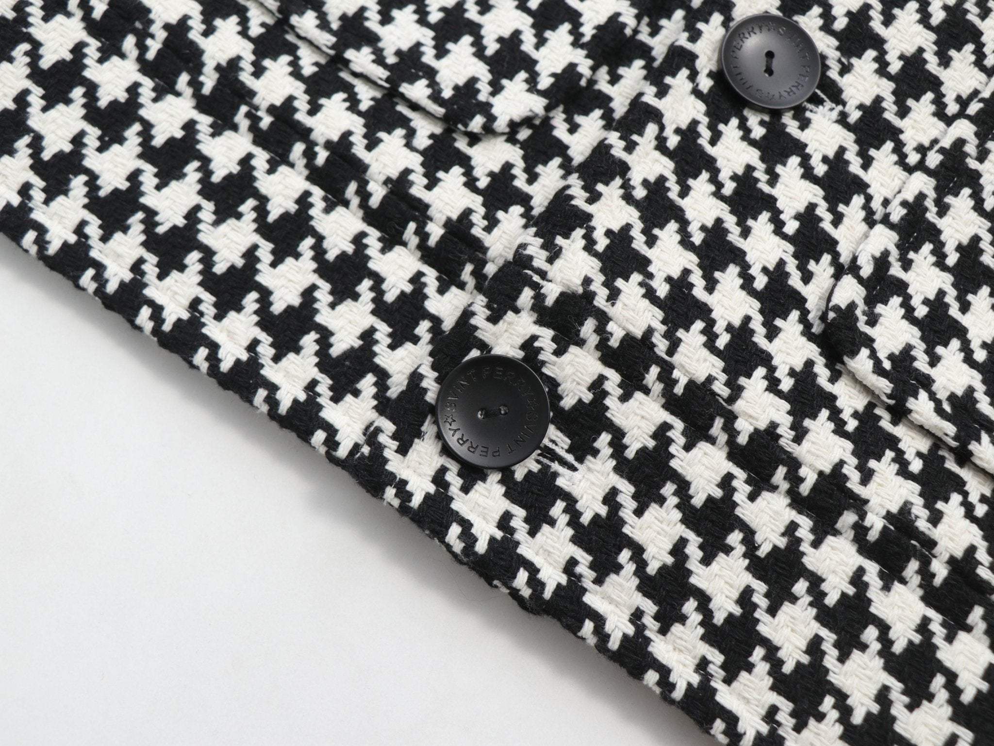 Houndstooth Boxy Fit Jacket - SAINT PERRY
