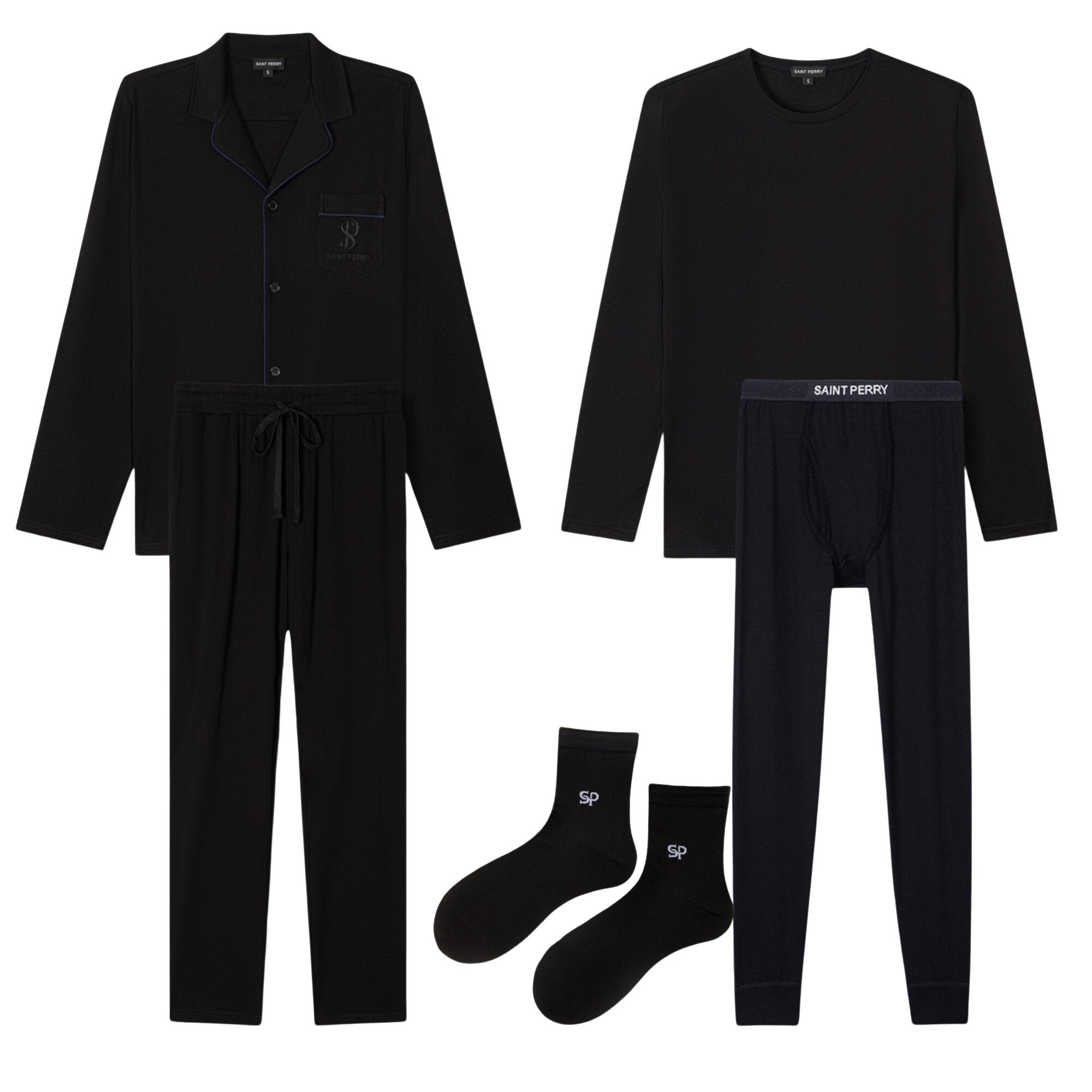 Leisurely & Thermal Black Sets - SAINT PERRY