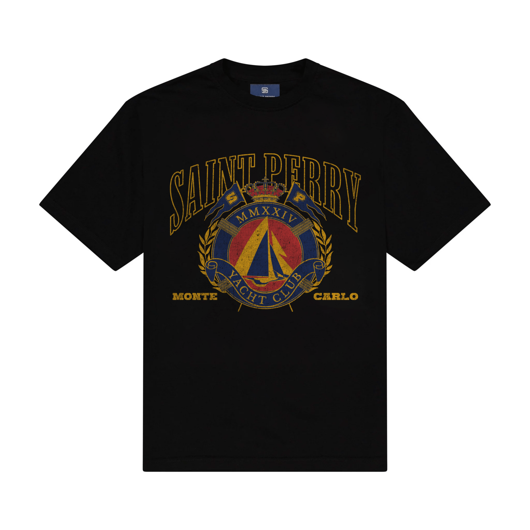 MMXXIV Yacht Club Tees - Black - SAINT PERRY