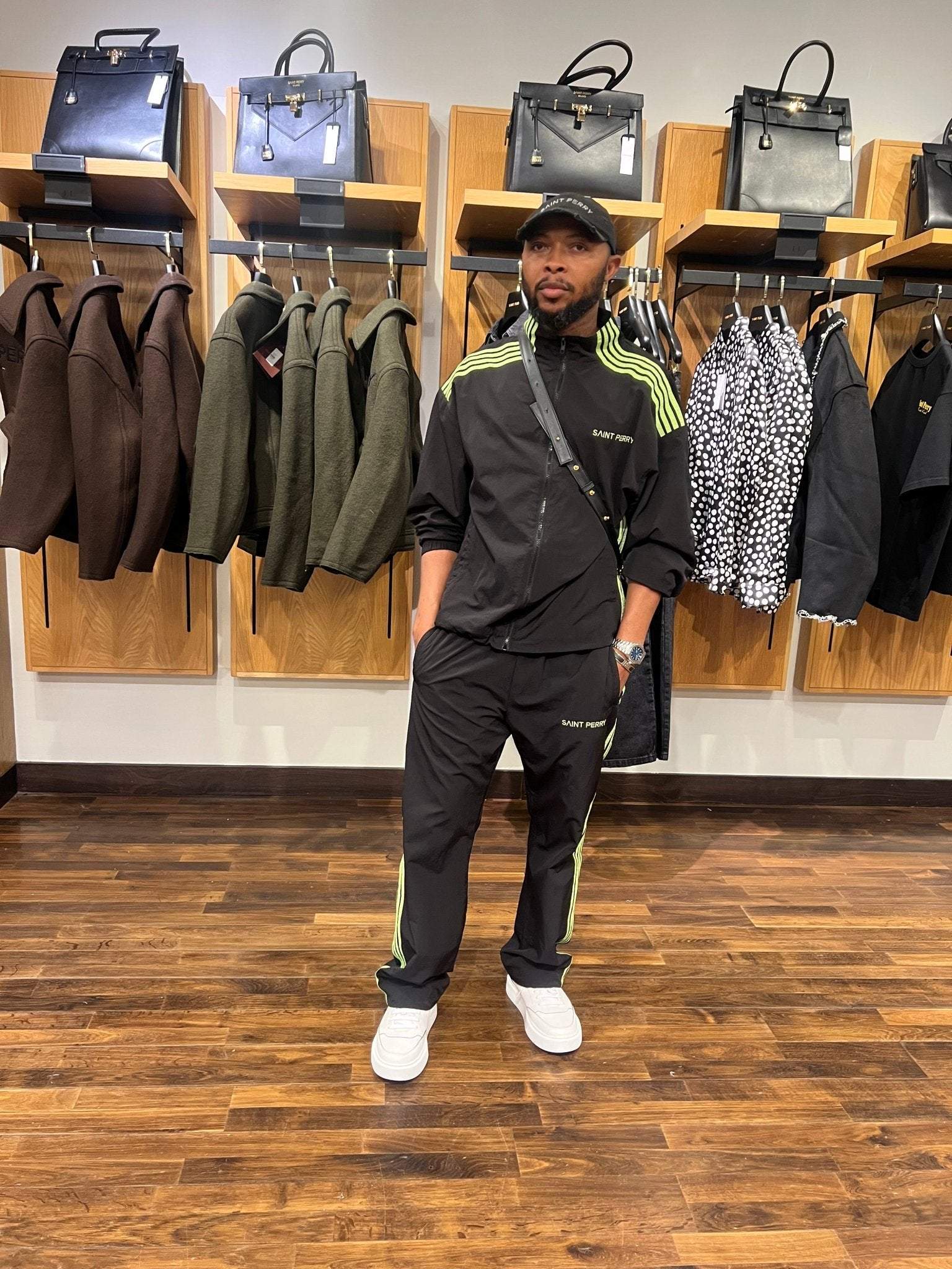 Otis Track Jacket and Pants - Black - SAINT PERRY