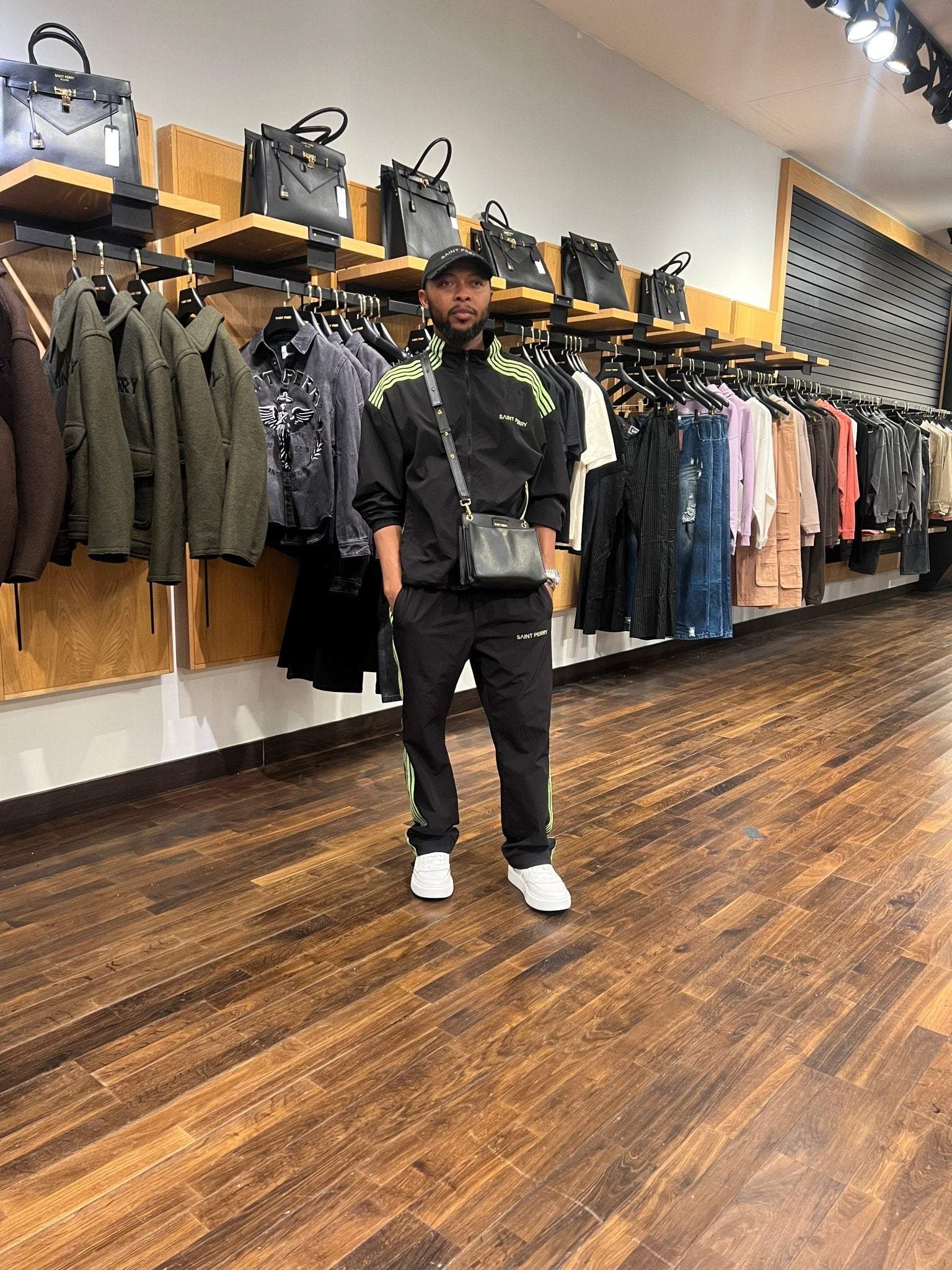 Otis Track Jacket and Pants - Black - SAINT PERRY