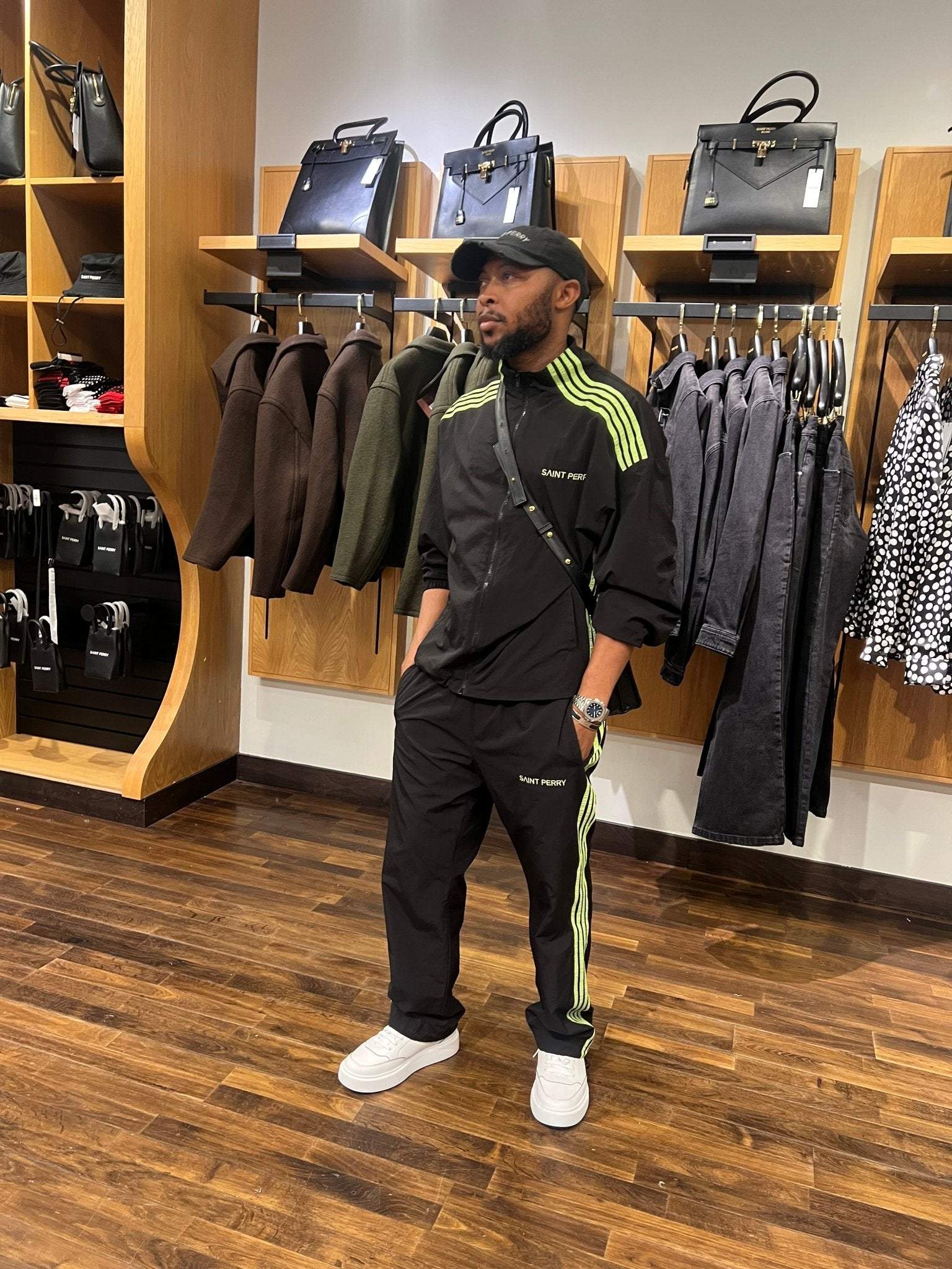 Otis Track Jacket and Pants - Black - SAINT PERRY