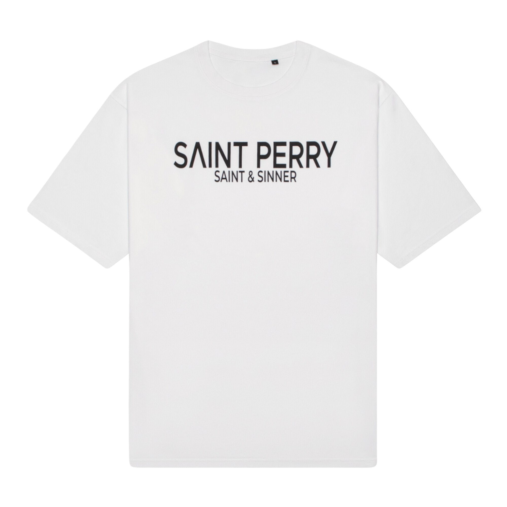 Oversized T-Shirt White - SAINT PERRY