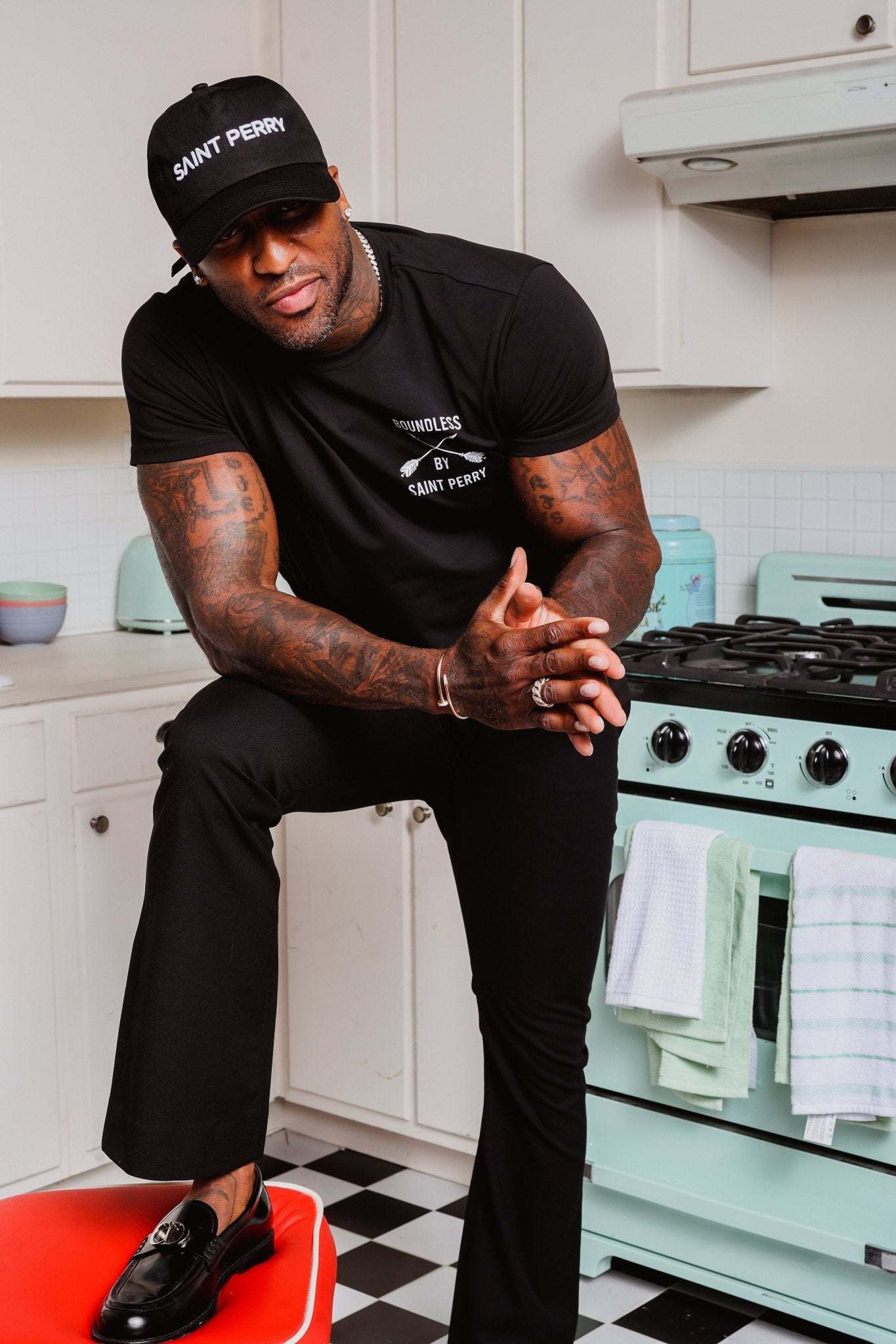 Saint Perry Minimalist Black Cap - SAINT PERRY