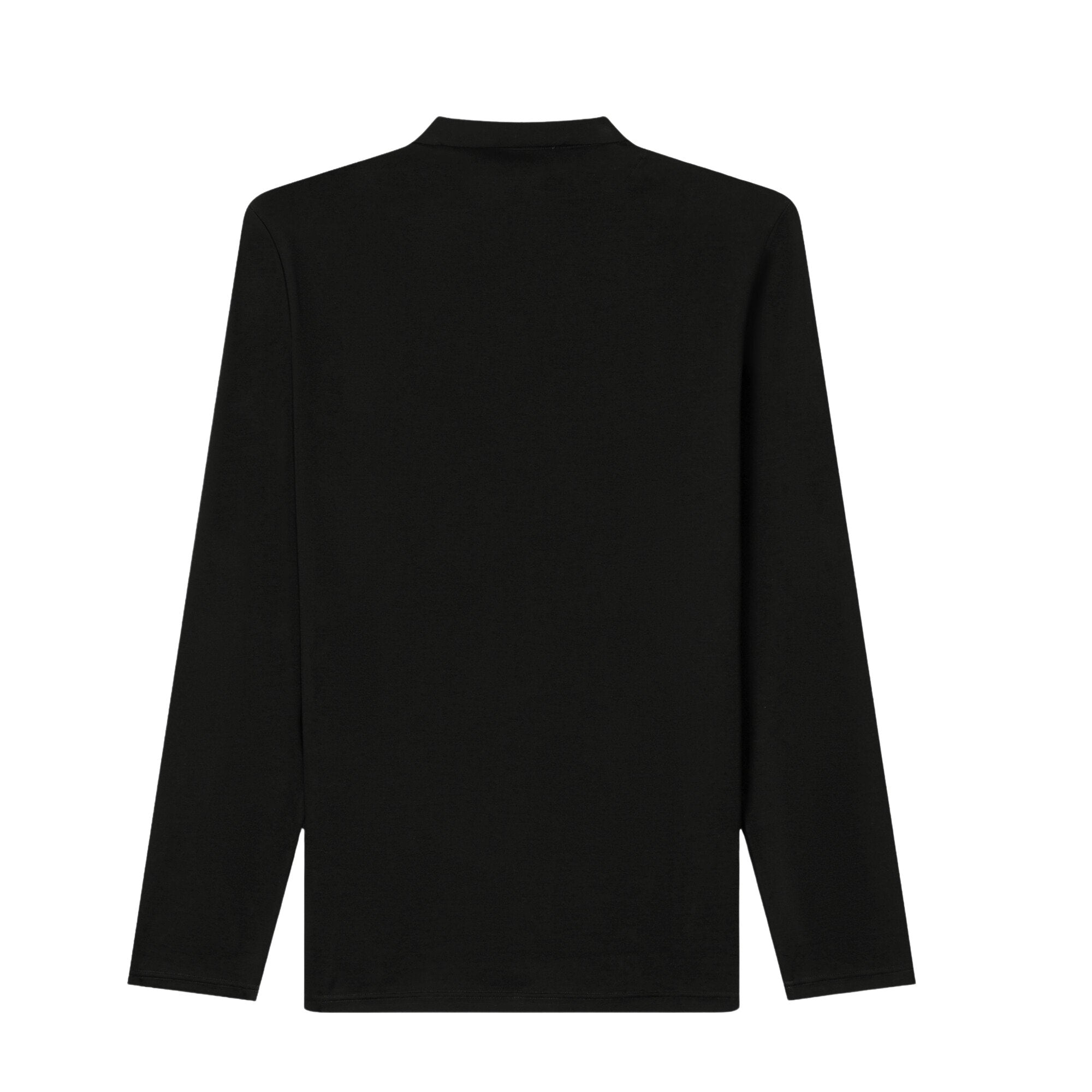 Slim Fit Polo Shirt - Black - SAINT PERRY