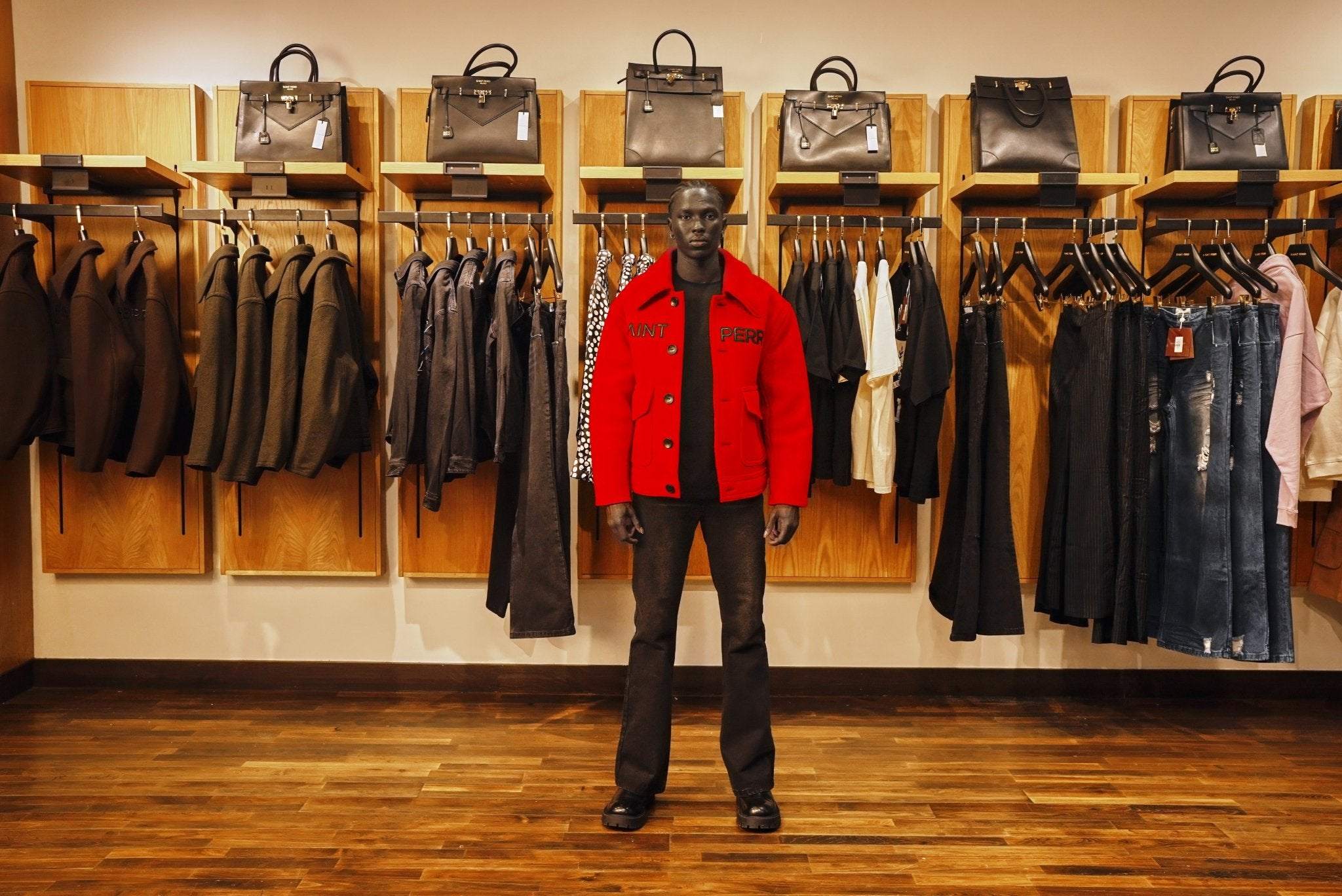 The Red Love Boxy jacket - SAINT PERRY