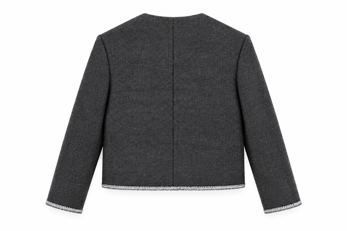 Rivoli Bouclé Jacket – Noir