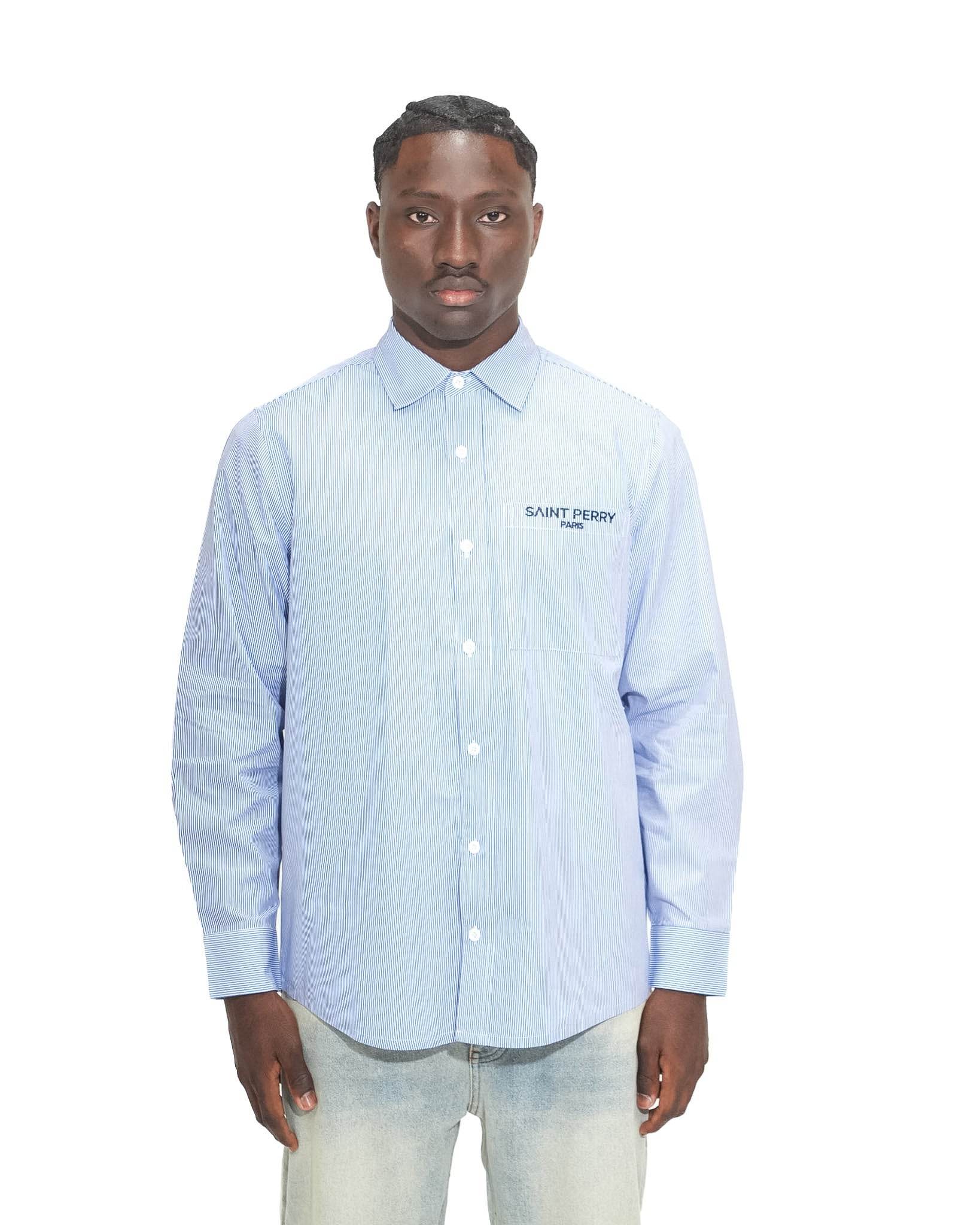 Blue Stripe Long Sleeve Shirt