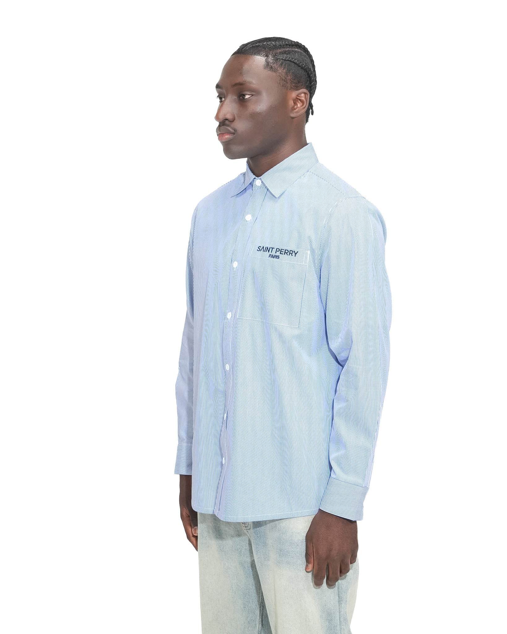 Blue Stripe Long Sleeve Shirt