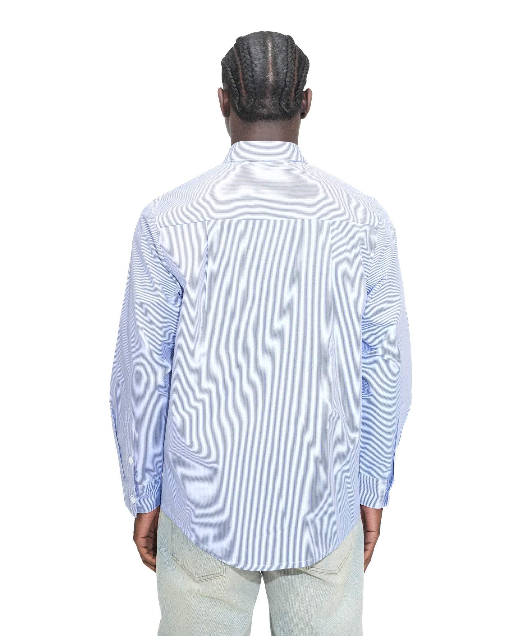 Blue Stripe Long Sleeve Shirt