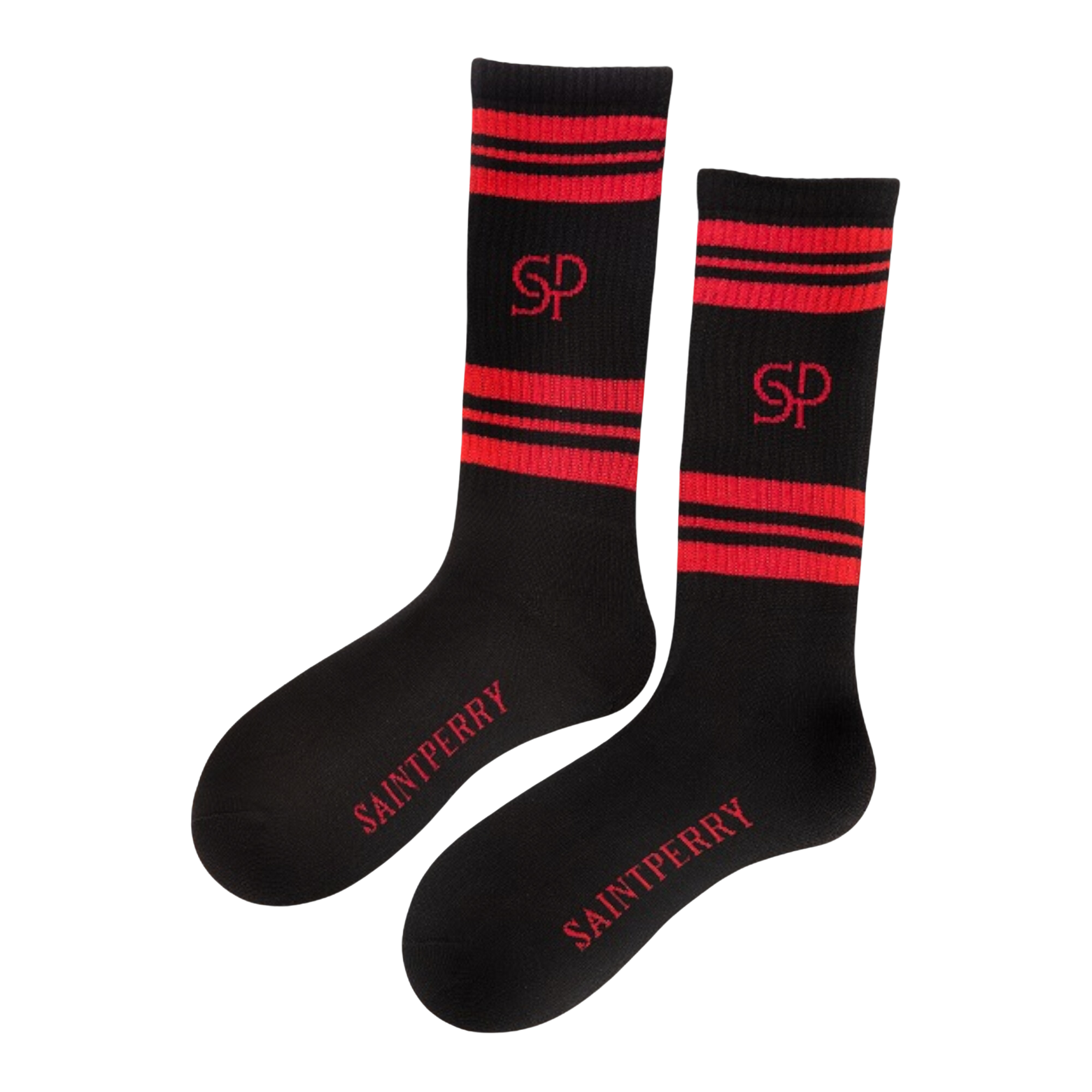 Red Black Socks