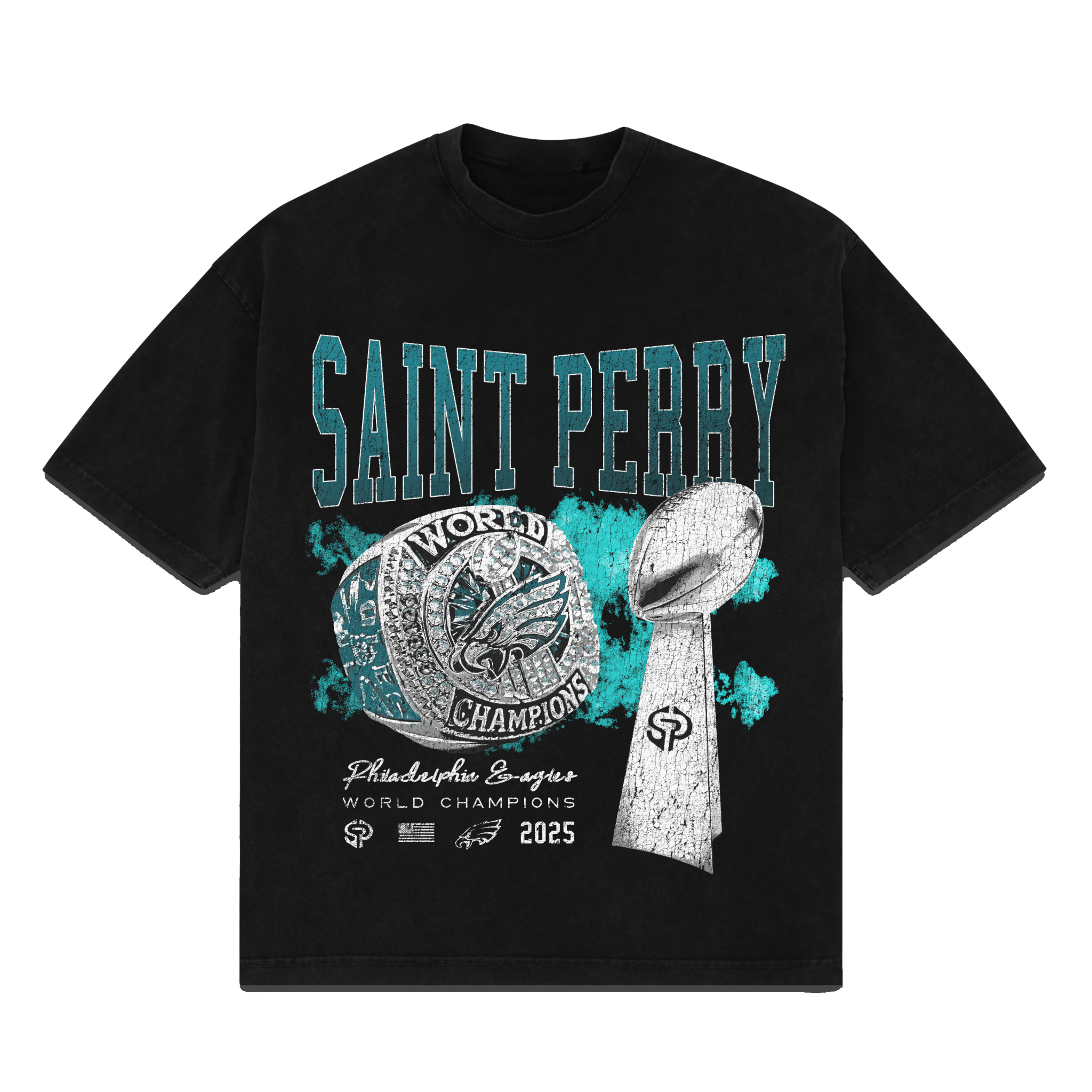 Eagles 2025 World Champions Victory Tee – Limited Edition - SAINT PERRY