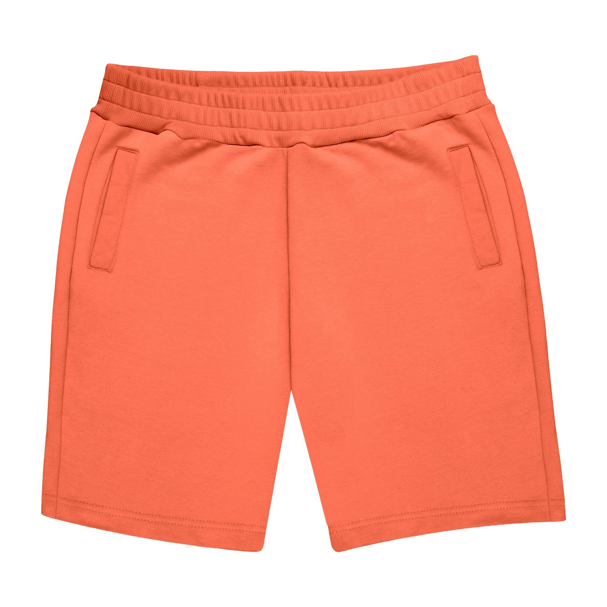 Orange shorts men best sale