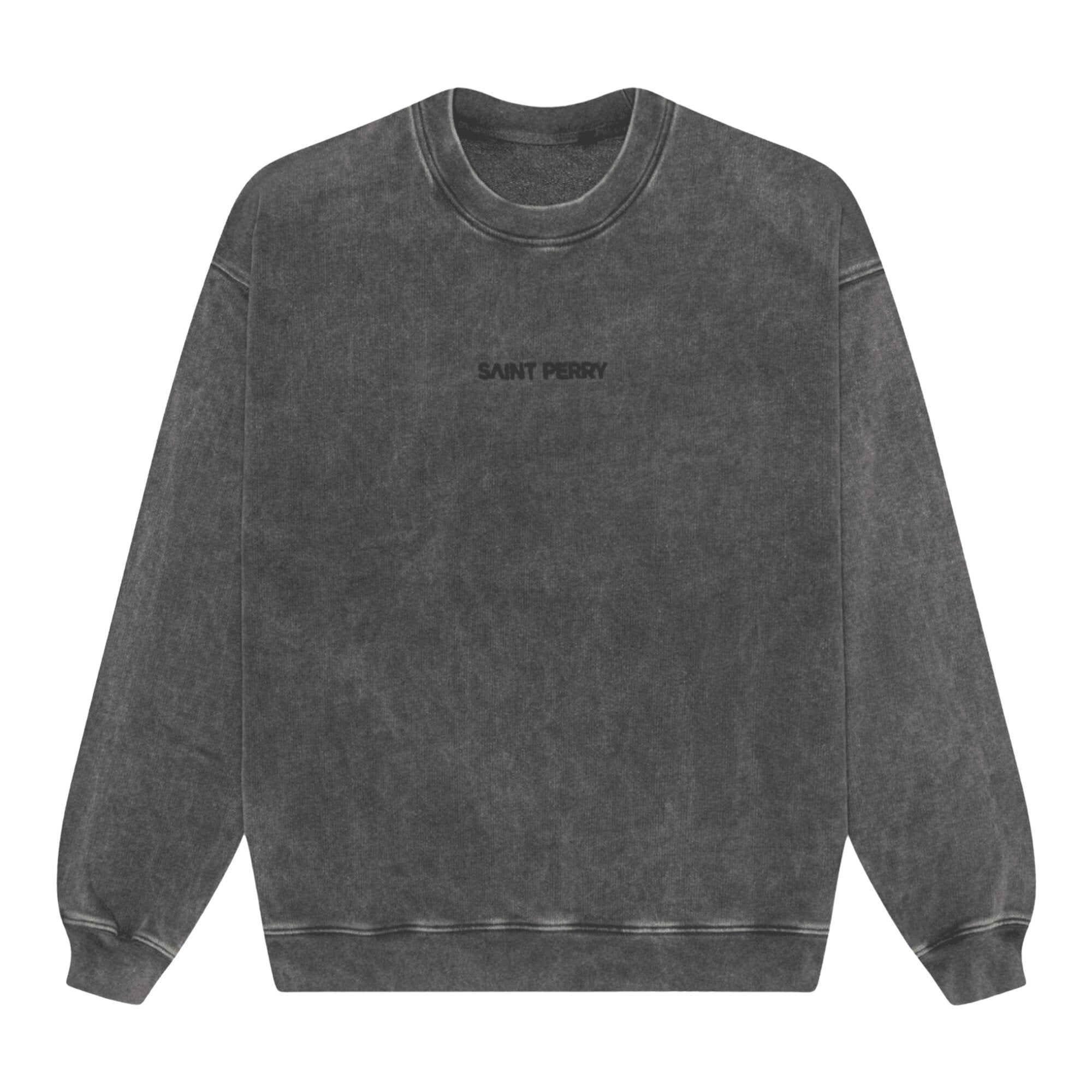 Oversized Vintage Gray Sweater - SAINT PERRY