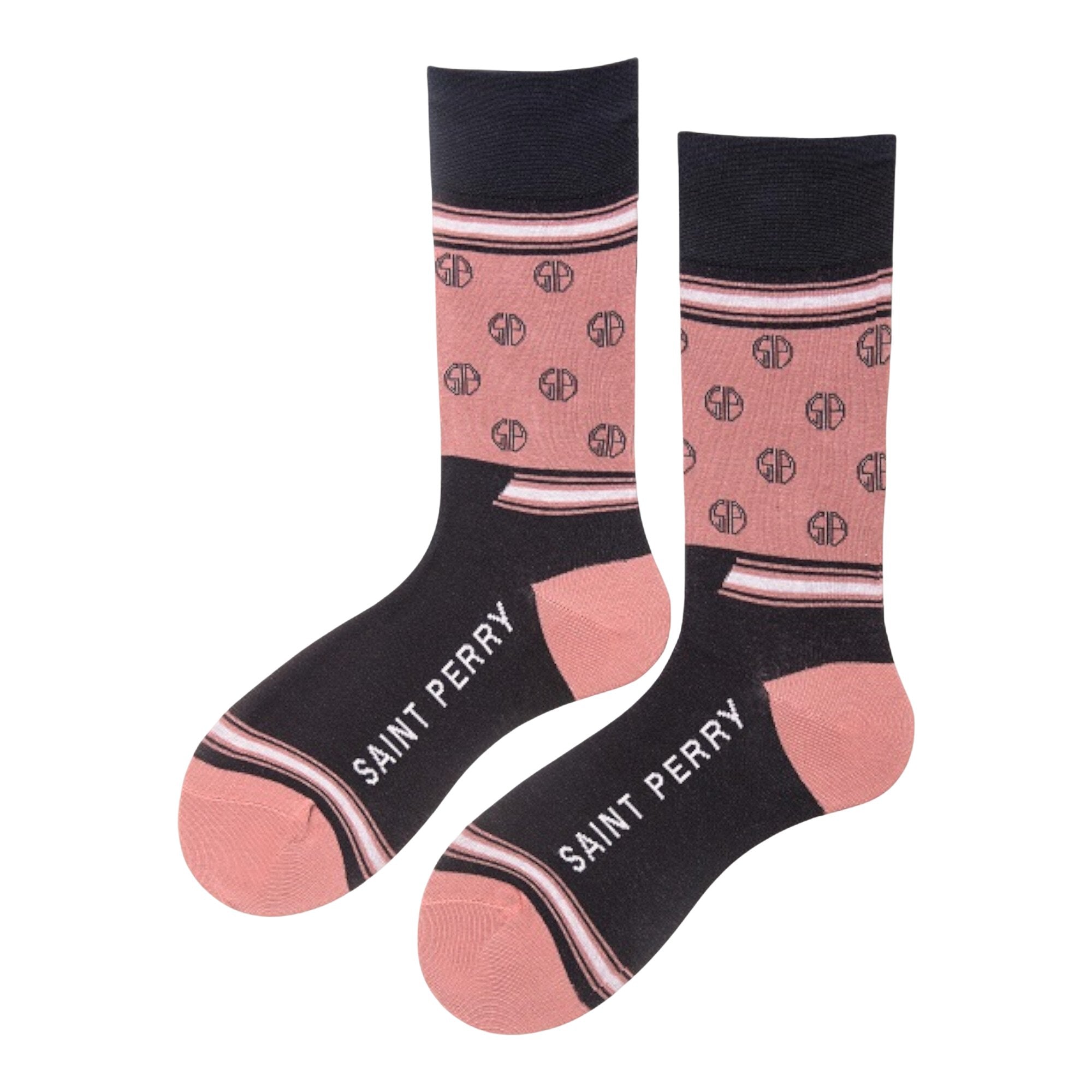 Pink SP Logo Socks - SAINT PERRY