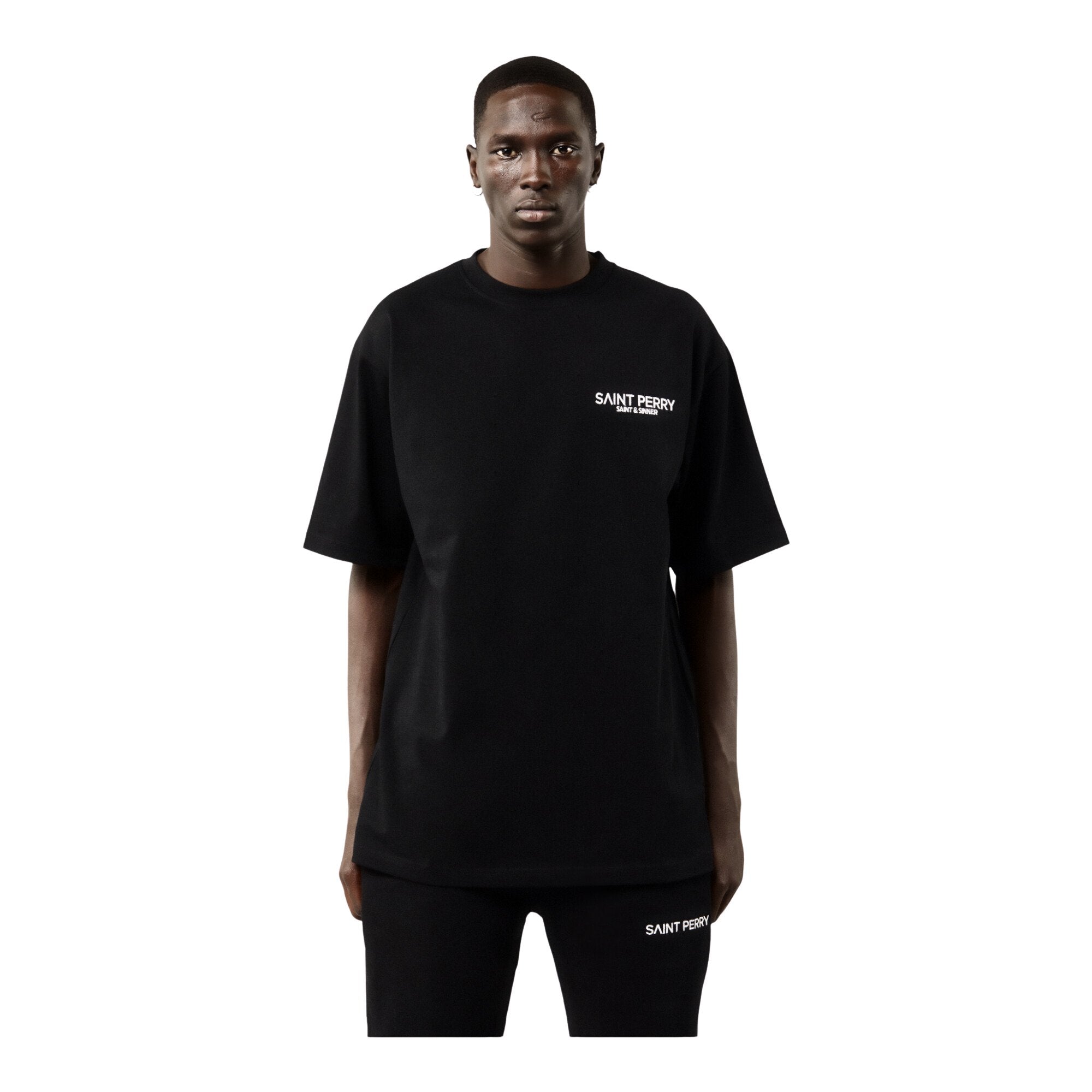 T-Shirt Black - SAINT PERRY